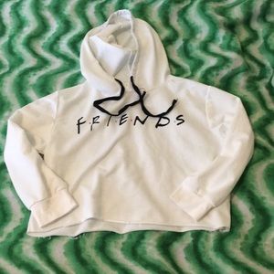 Friends cropped hoodie